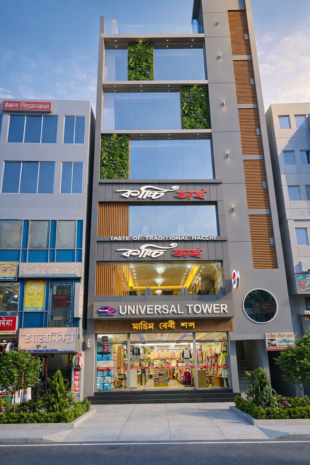 Universal Tower Exterior Daytime View